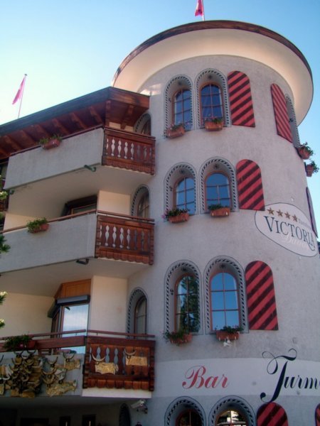 A hotel in Davos Dorf