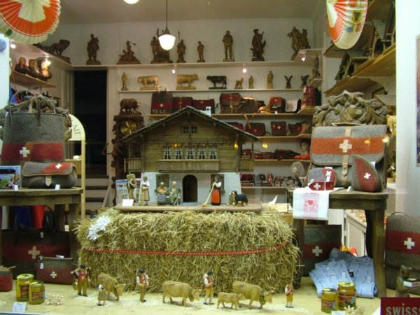 Swidish culture in a shop model