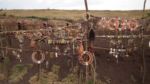 Masai jewels on display