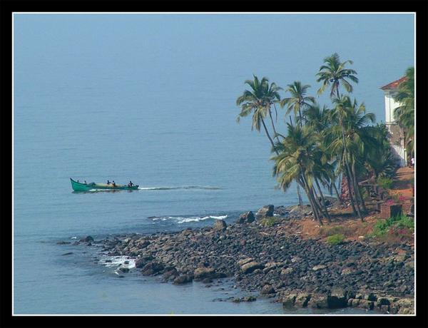Goa coast line