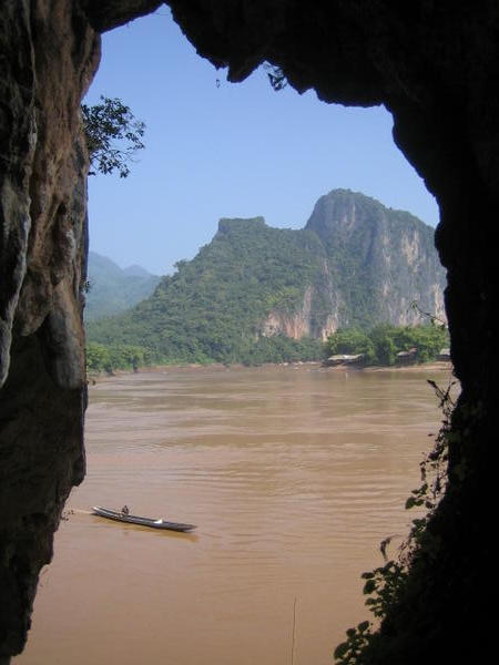 View from Pak Ou Caves