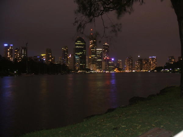Brisbane at Night from Our Side of The River