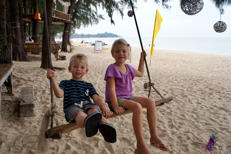 Who can resist a beach swing?