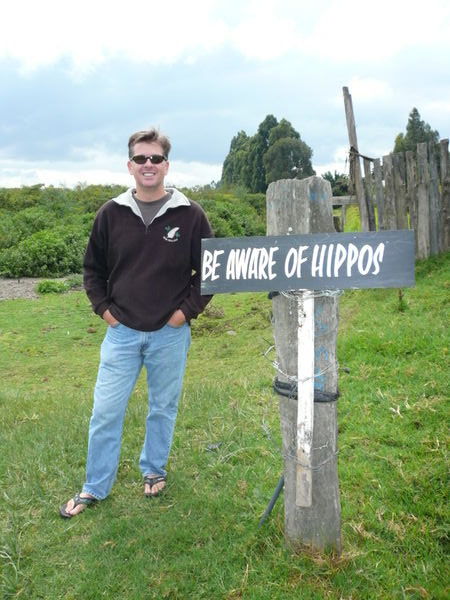 Eeek! I guess there really are hippos here!