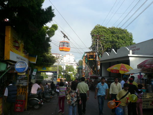 The cable-car to Gun Hill 