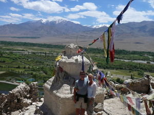 Stupas, prayer flags, and snow-capped mountains - welcome to Leh!