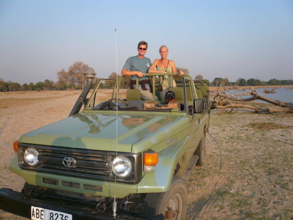 Out on safari again - our own private vehicle by sheer luck!
