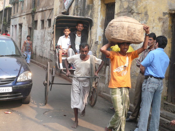 Rickshaw in Calcutta