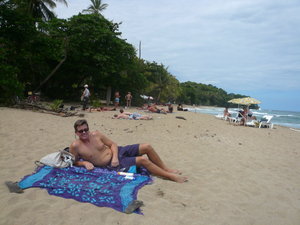 Scott on Cocles Beach