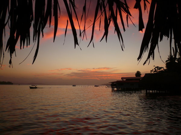 Sunset from Isla Bastimentos
