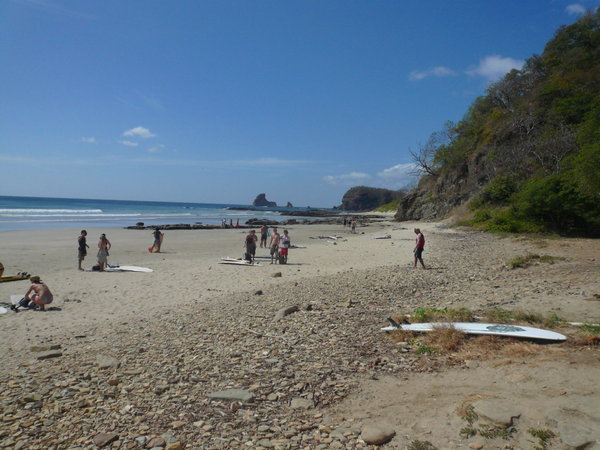 Popular surf beach, about 7km out of San Juan Del Sur town