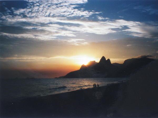 Sunset over Sugar Loaf Mountain, Rio.