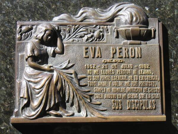 Grave of Eva Peron