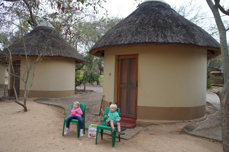 Our tiny rondolas in Pretoriuskop camp