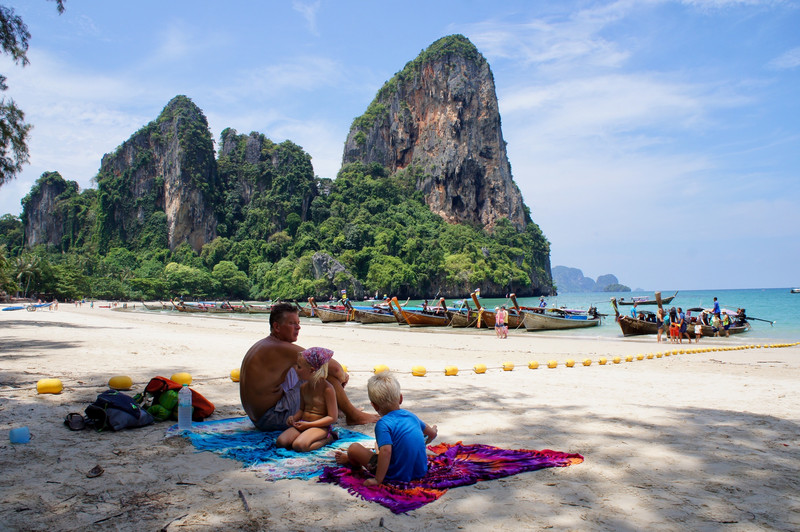 Railay West (now the best beach since Phranang has been overrun)