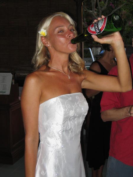 It's Thirsty Work - Getting Married!