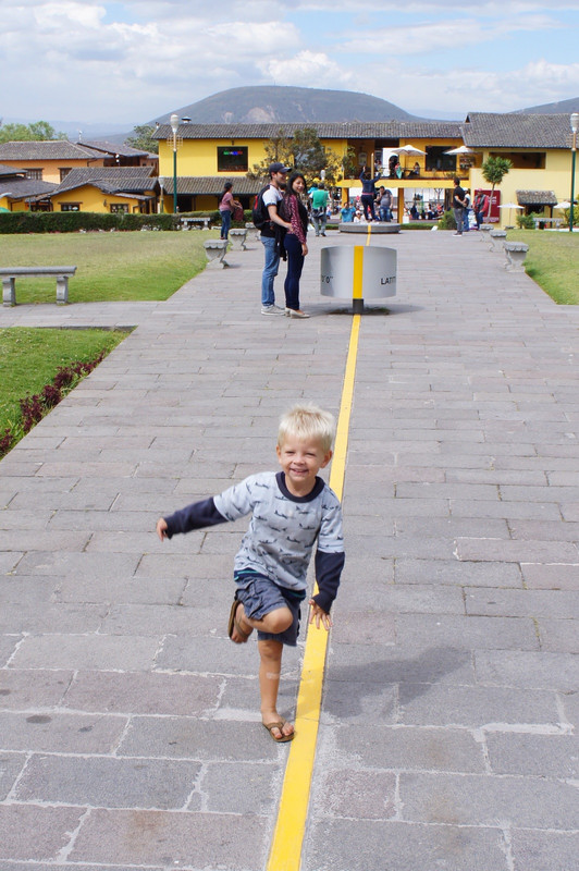 Jake decided to hop along the equator 