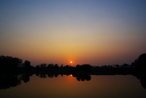 sunset @ khajuraho