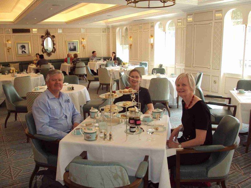 Afternoon tea at Fortnum and Masons