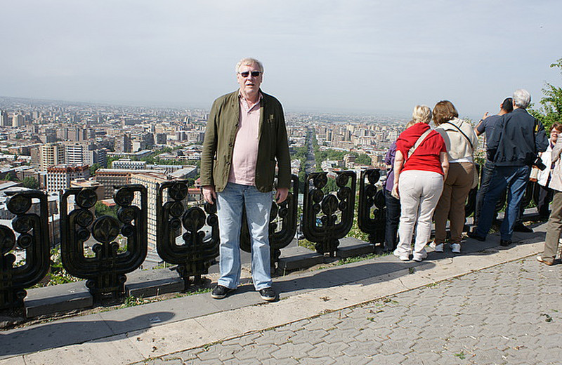Me with Mount Ararat in the background 