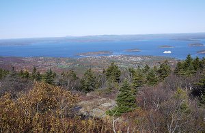 from the top of cadillac mountain