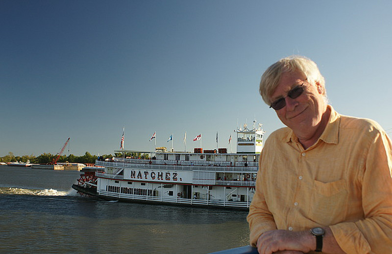 Peter and a paddle steamer