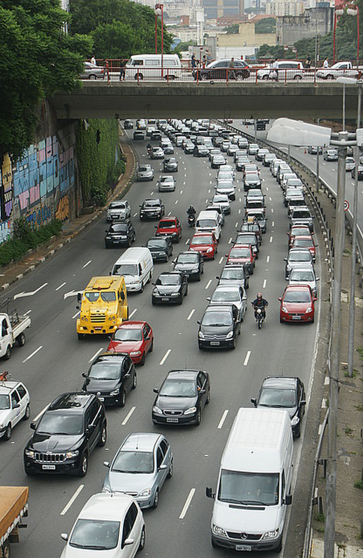 A Sao Paulo traffic jam