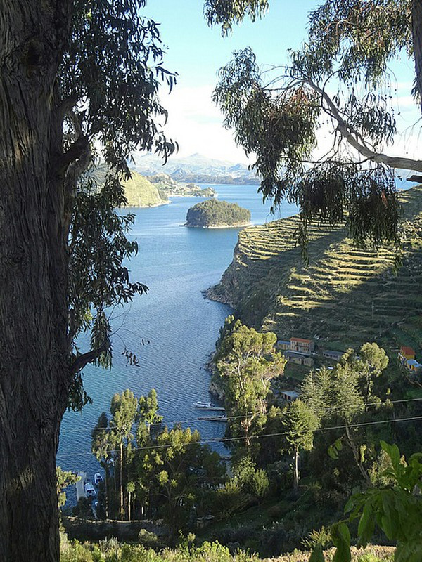 Beautiful lake Titicaca 
