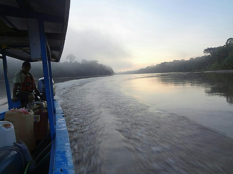 early morning on the river