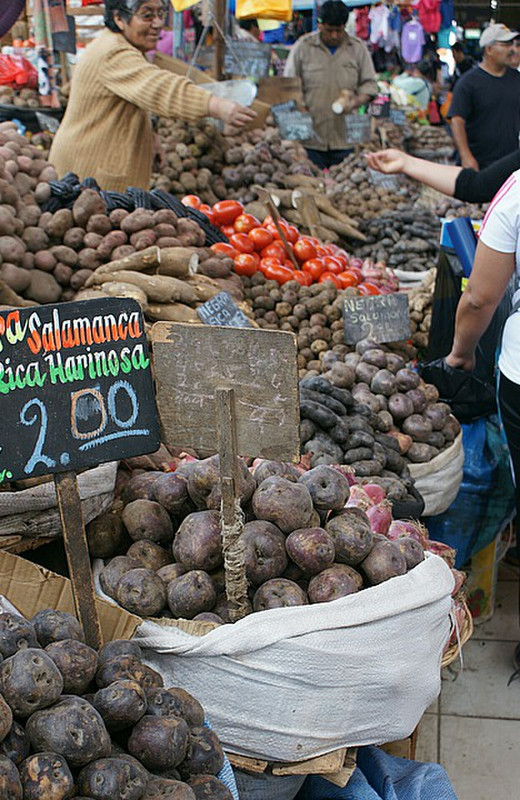 Peru has huge variety of potatos.