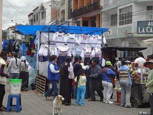 A small corner of Otavalo market