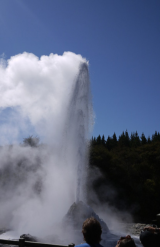 the dubious geyser going off