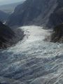 Fox Glacier sweeps downhill