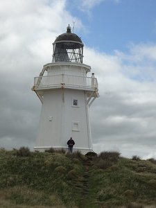 A lighthouse on the southern tip of nz