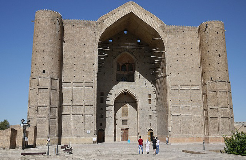 The great entrance to the mausoleum