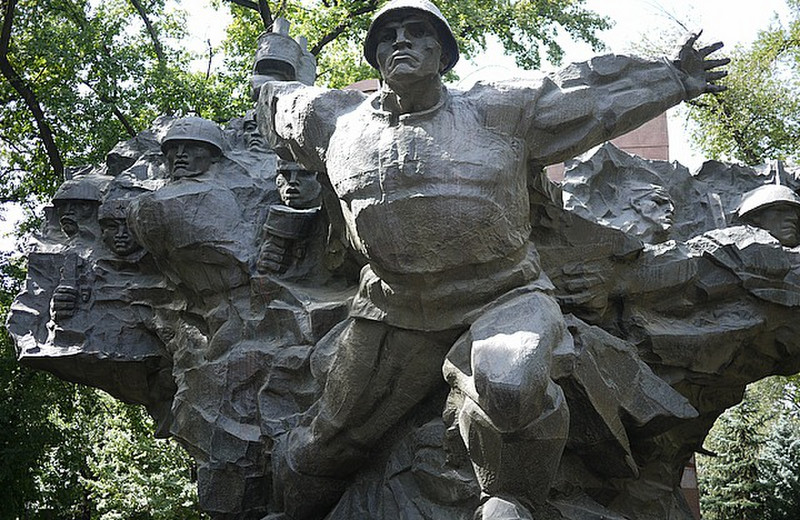 stunning Soviet war memorial