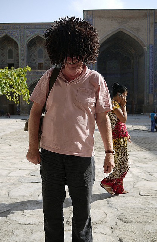 Me in a hat from Khiva region!