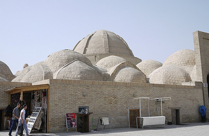 Domes of a covered bazaar