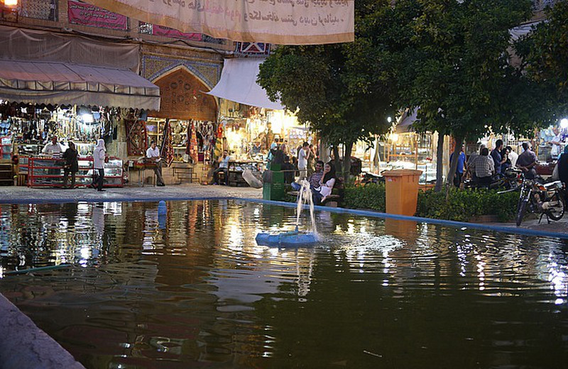 Caravanserai in the bazaar