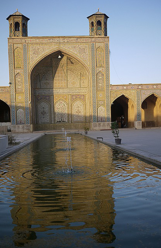 Reflecting pool at mosque