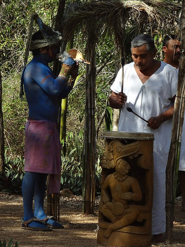 ..and its Mayan Chocolate ceremony!