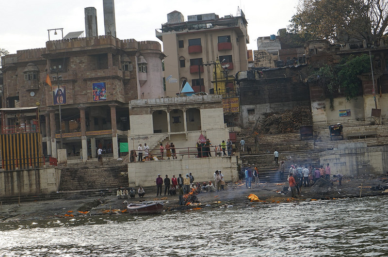 One of the cremation ghats