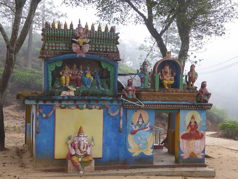 A Hindu temple near our Ella lodgings