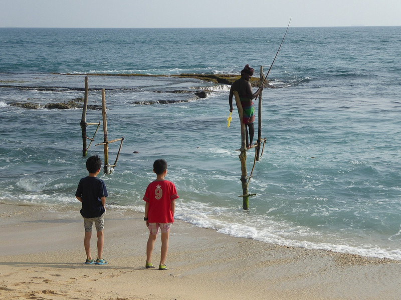 fishermen on stilts