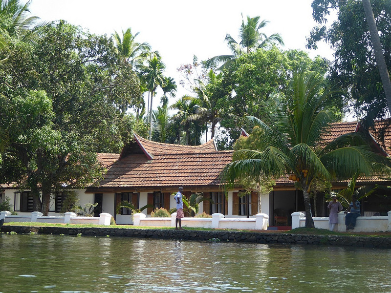 our homestay on the kerala backwaters
