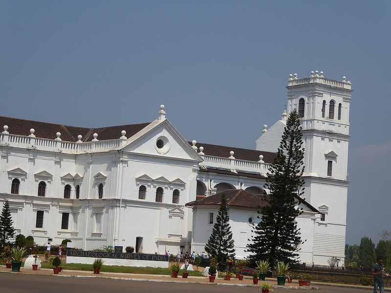 the Portugese Cathedral in Old Goa