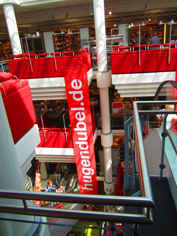5-story high Frankfurt bookstore