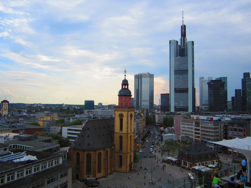Protestant Church and Financial District