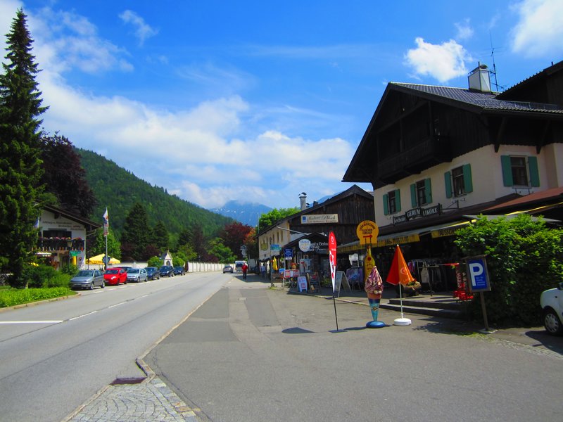 Town of Ettal, across from the Kloster Ettal