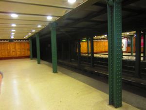 Inside oldest of the subway lines